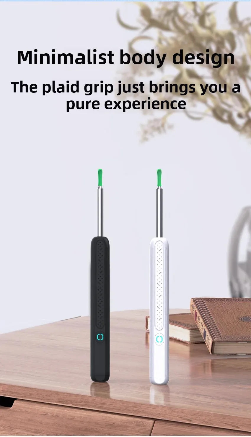 1-9pcs/Set Visual Ear Cleaner with Camera Ear Sticks USB Charging Ear Wax Removal Tool WIFI Connection 6 LED Lights Earpick