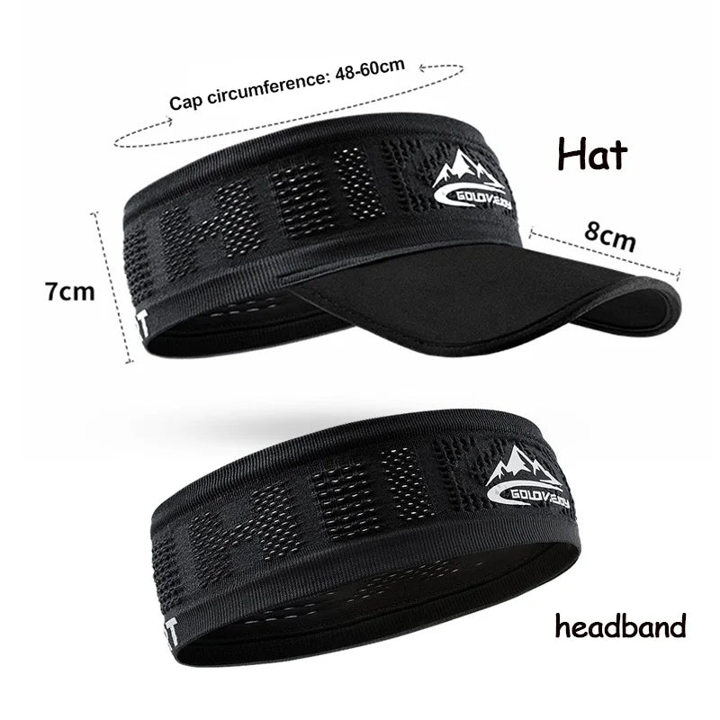 Cooling Stretchy Visor Unisex Visor Hat for Men and Women No Slip Band Lightweight Performance Running Sun Protection Visor