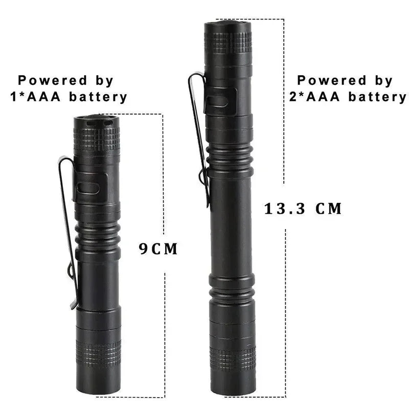 Small Mini LED Flashlight Handheld Pen Light Flashlight Tactical Pocket Torch PenLight with Clip Led Pen Flashlight