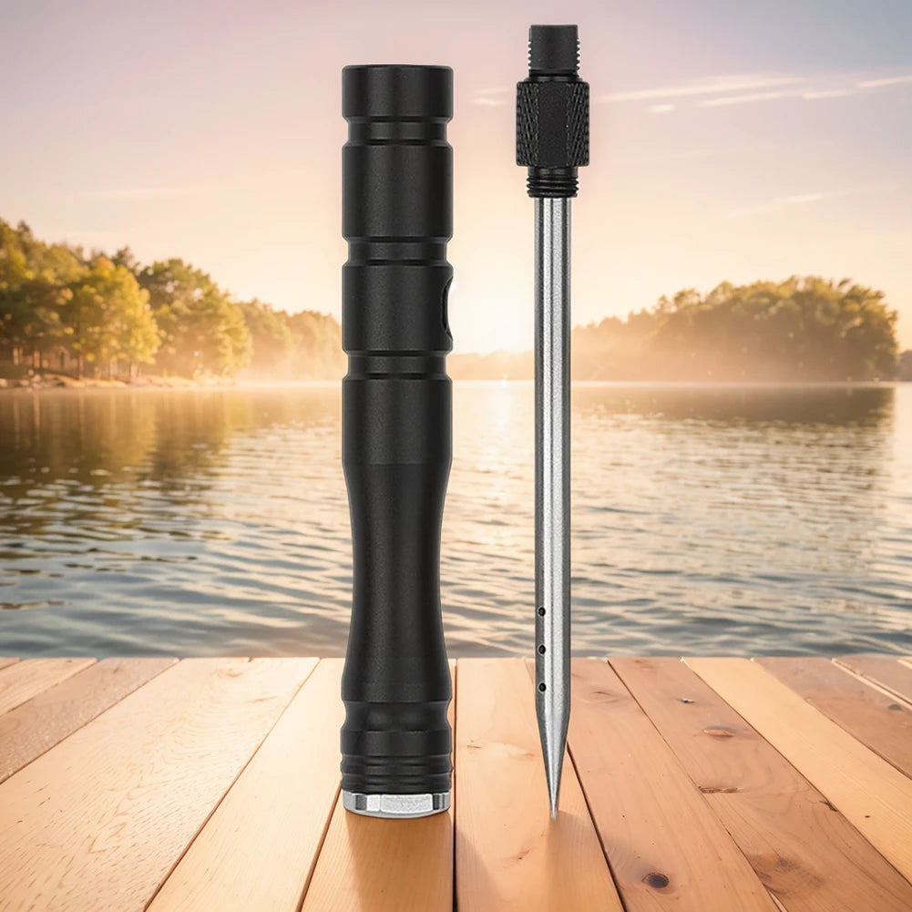 Fish Venting Tool Stainless Steel Needle Aluminum Alloy Reducing Air Pressure Tool Detachable for Deep Sea Fishing