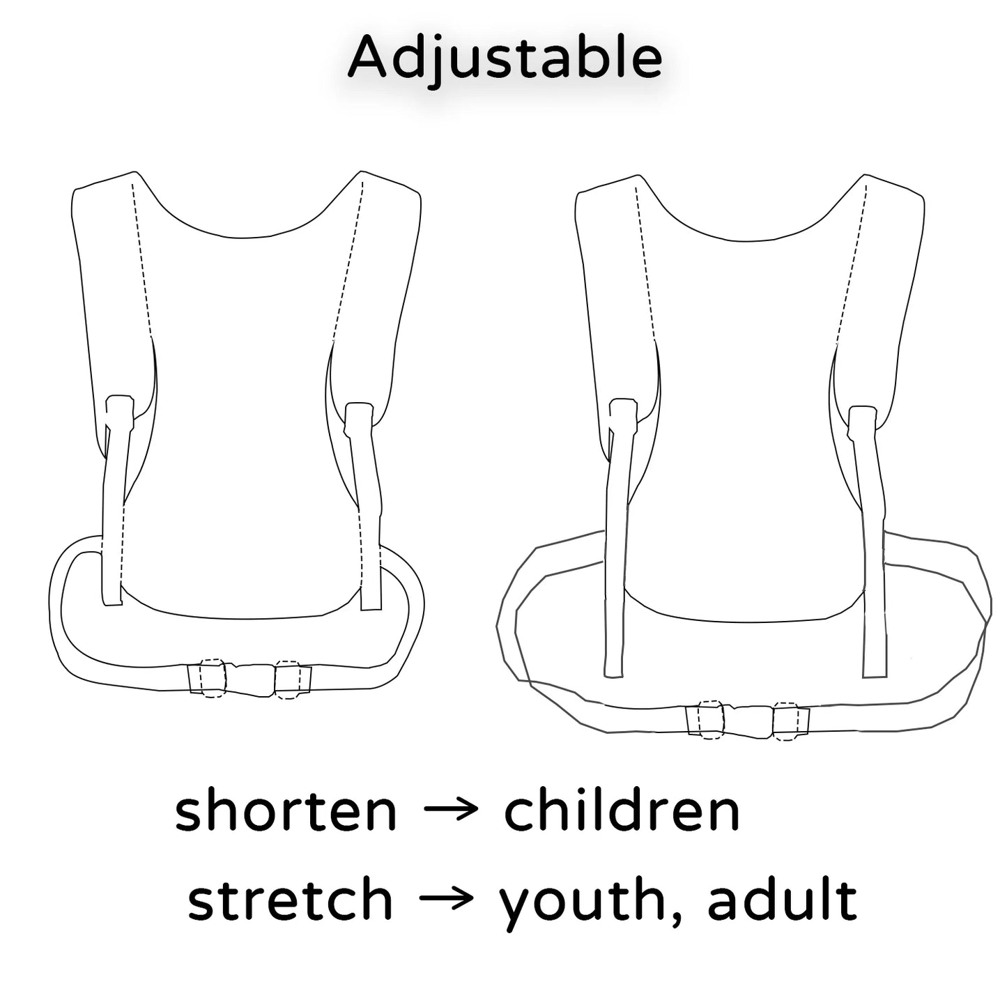 Ski Harness for Kids Backpack Adjustable Snowboard Training Belt Children Speed Control Leash Skateboard Training Equipment Kid