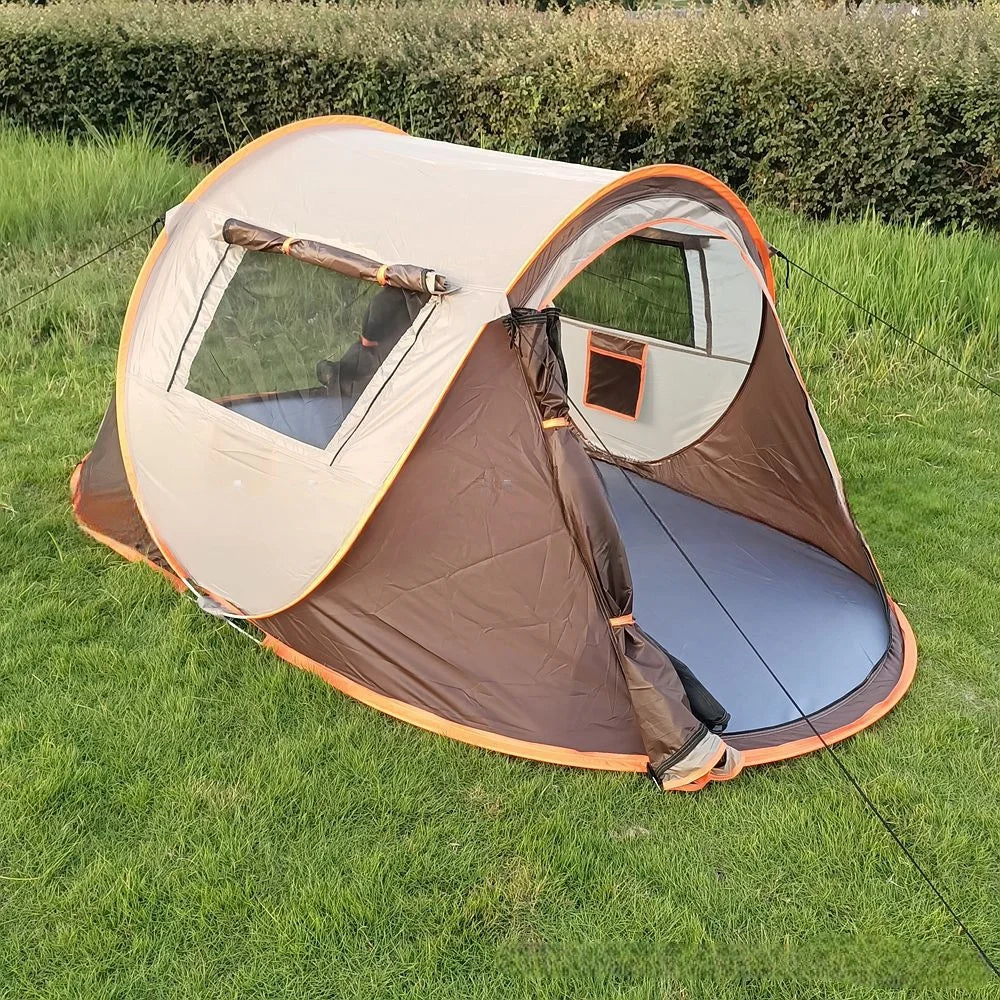 5-8 People Quickly Open Fully Automatic Pop-up Tent, Waterproof Camping Boat Tent, Portable Outdoor Tent For Travel