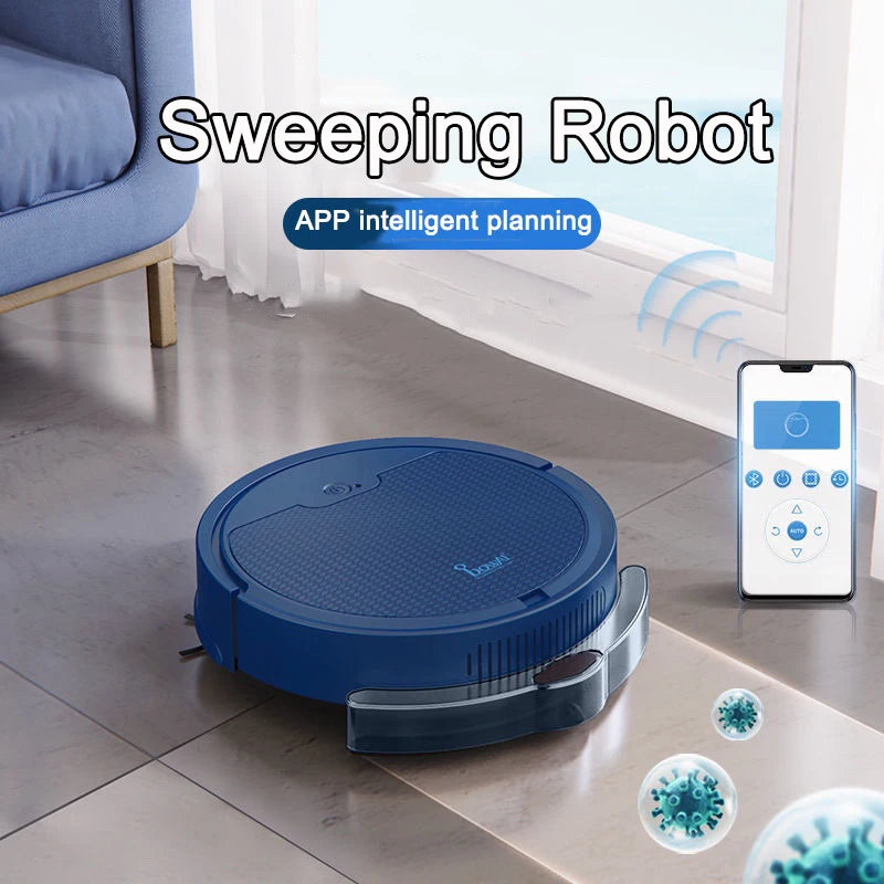 New  3 In 1 Sweeping and Vacuuming Wireless Vacuum Cleaner Smart Sweeping Robot Home Sweeper Sweeping Robots For Home