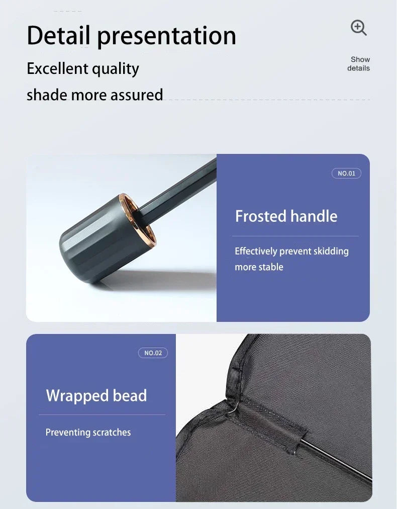 Automobile Windshield Sunshade Upgraded V-Design Car Sun Umbrella Innovative Telescopic Sun Visor For Heat Insulation Shade Prot