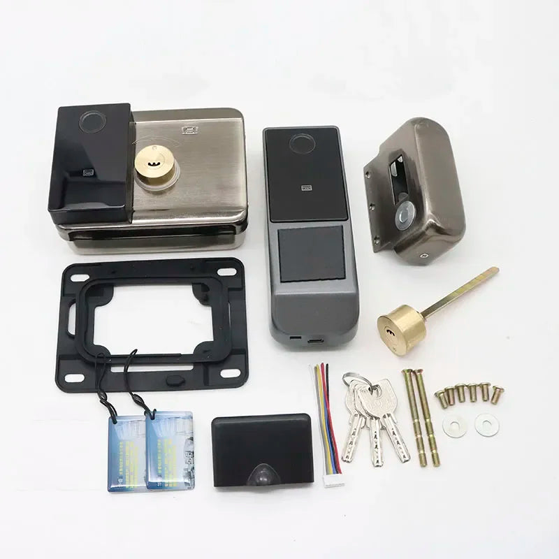 Tuya Wifi Waterproof Outdoor Smart Door Lock TTLock App Fingerprint Lock Card Code Remote Unlock Keyless Digital Electronic Lock