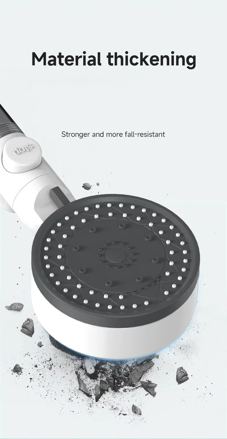 High Quality 10 Mode Shower Head Water Filter Adjustable High Pressure Shower Portable One-Key Stop Shower Bathroom Accessories