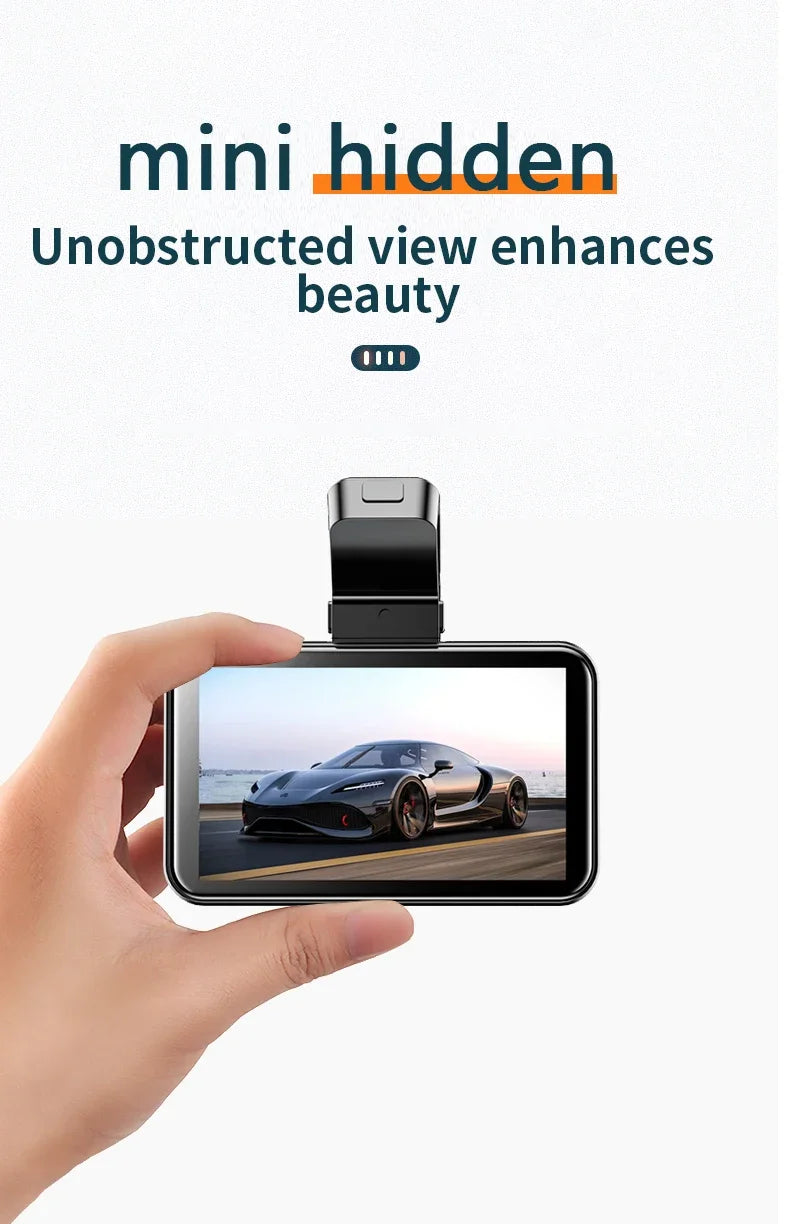 WIFI DVR Recorder Dashcam 1440P Dash Car Dash Cam Camera Dual Lens Built In G-Sensor Loop Recording Parking Monitoring