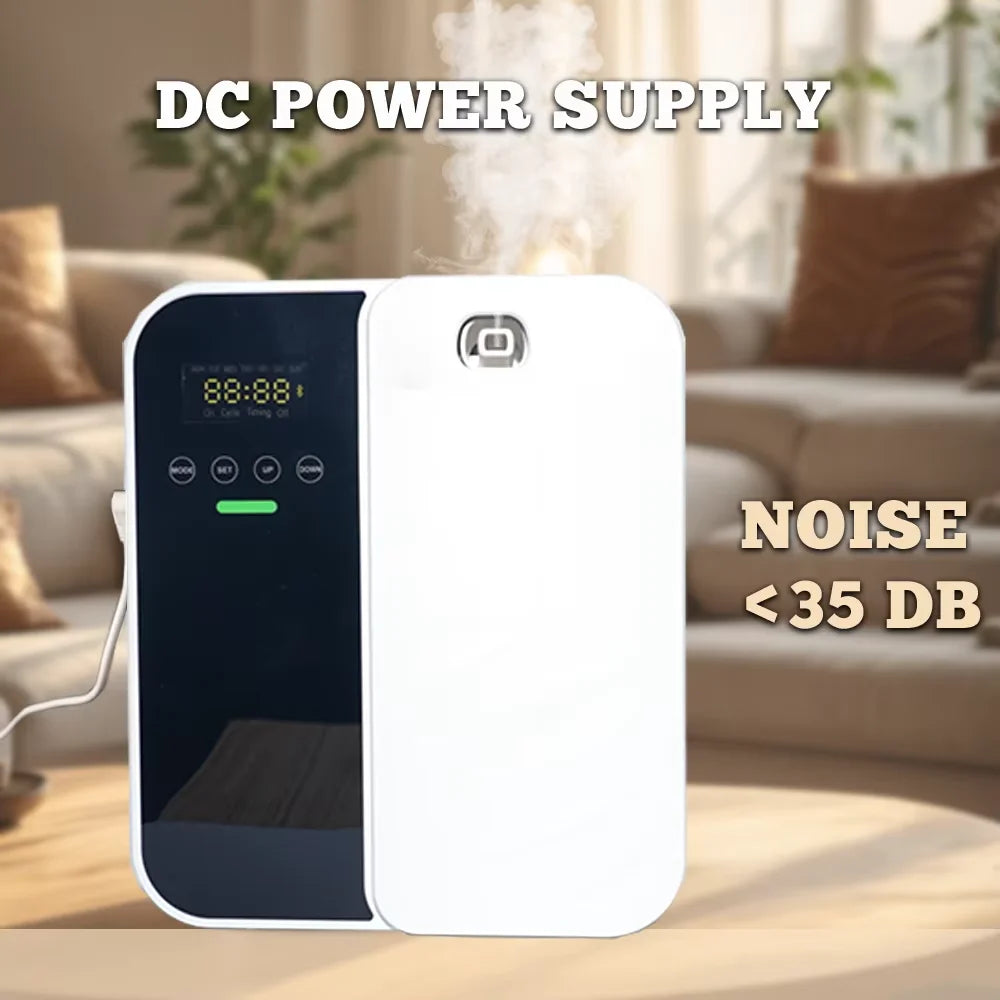 Hotel Aroma Diffuser Machine Wall Mounted Room Fragrance Diffuser Bluetooth Electric Smell Distributor Electric Smell for HomeElectric DiffusersGoWisse.com