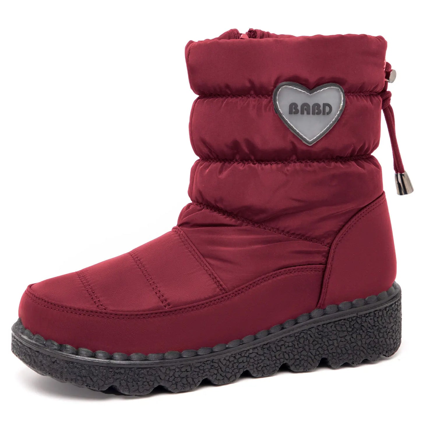 Women's Thickened Waterproof Winter Snow Boots Warm Velvet High Top Ankle Boots NonSlip Daily All Purpose Comfy Cotton Shoes