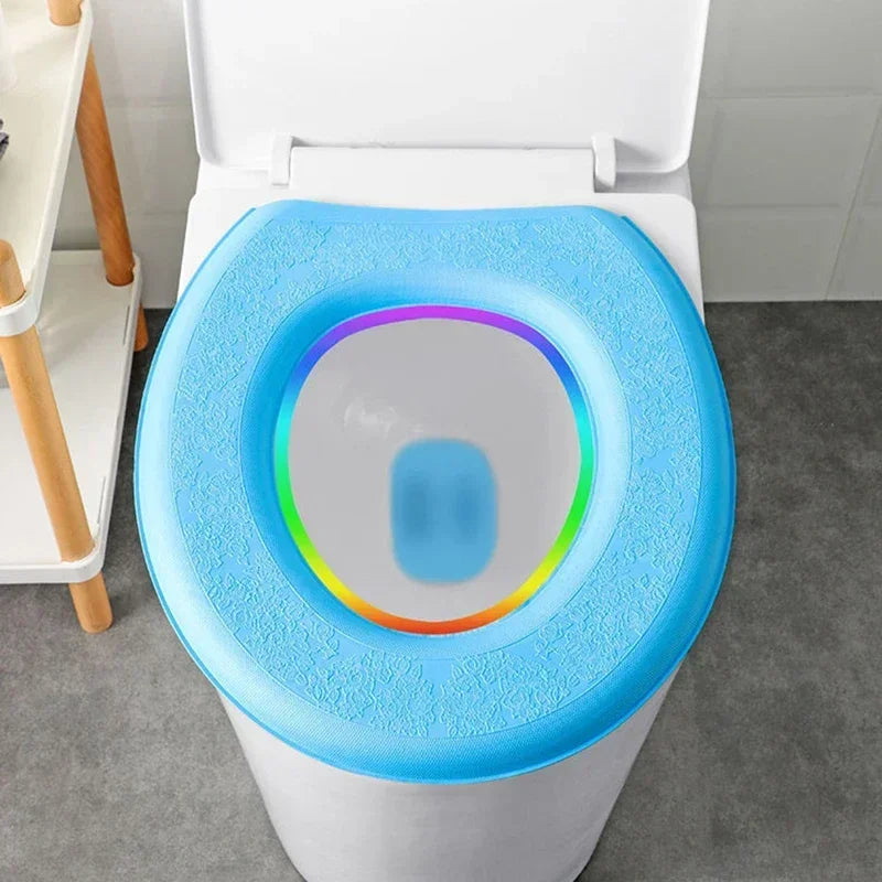 O-shape Toilet Seat Cover Washable Closestool Mat Toilet Cover Accessories