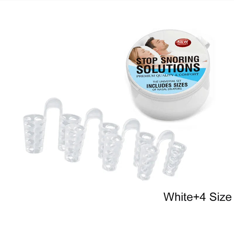 Anti Snoring Anti Snore Nose Clip Silicone Snoring Solution Device Snore Stopper Sleeping Aid Nasal Dilators Health Care