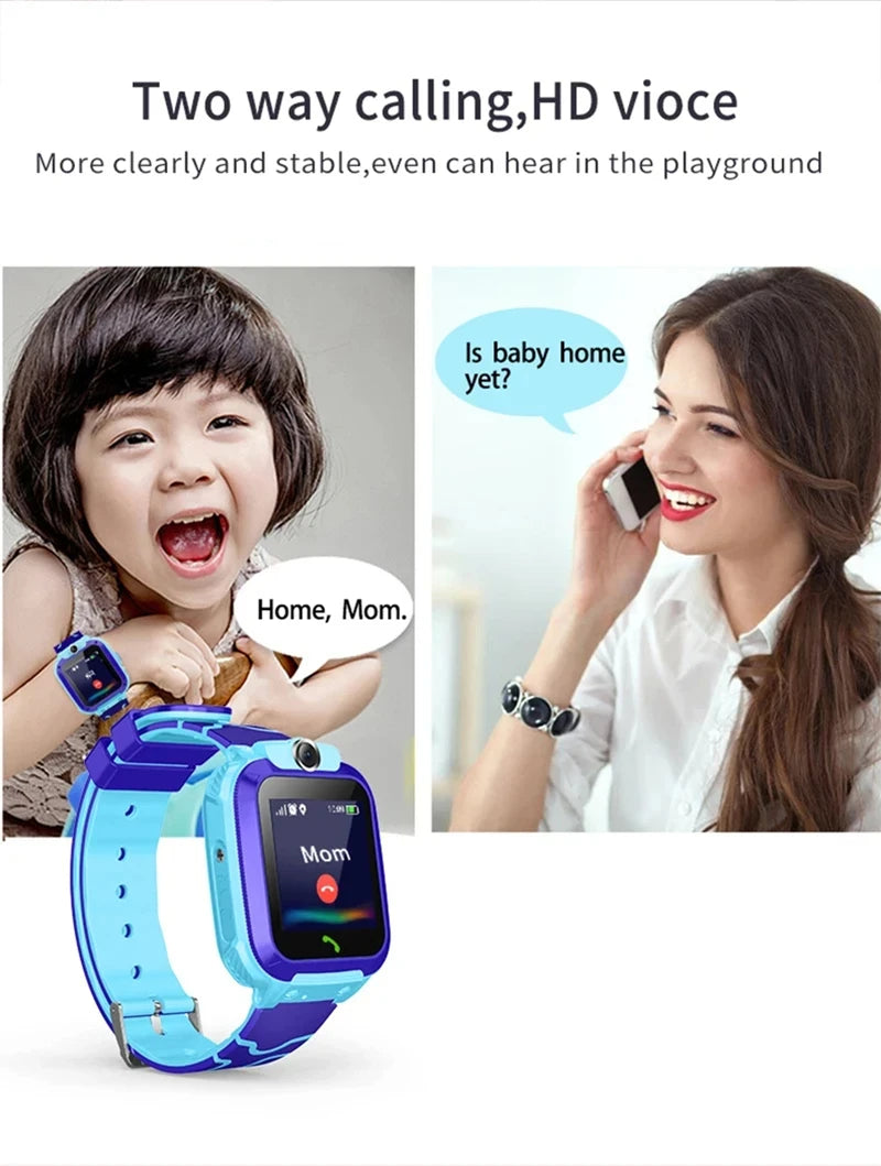 VIVO Kids 4G Smart Watch Sim Card Call Child SmartWatch SOS GPS Location Tracker Camera Waterproof Watch Gift For Ios Android