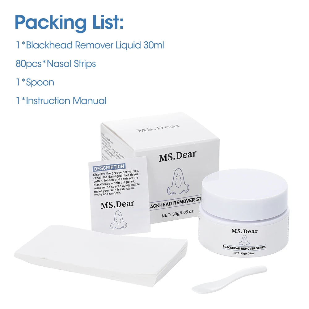 Nose Blackhead Remover Cream Pore Strip Tearing Mask Peeling Acne Cleaner Nasal Patch Black Dots Deep Deaning Skin Care Makeup