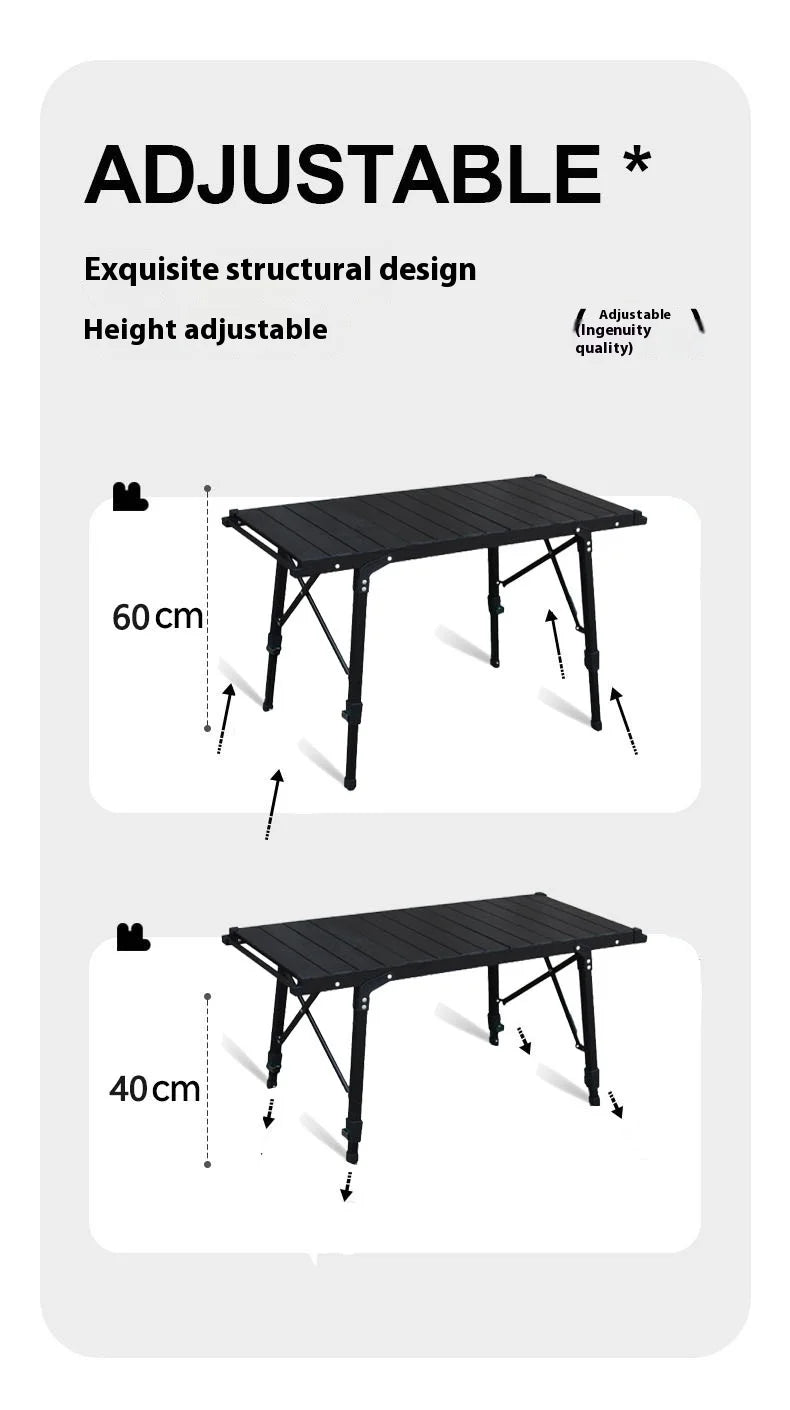 Lohascamping Camping Table IGT Folding multifunctional IGT table Full set roll Brazier table adjustable Desktop burner bbq table