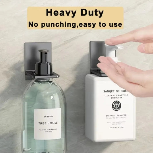 2025 Space Aluminum Shower Gel Bottle Rack Adjustable Shampoo Hanger Hook No Drill Wall Mounted Universal Soap Dispenser Holders