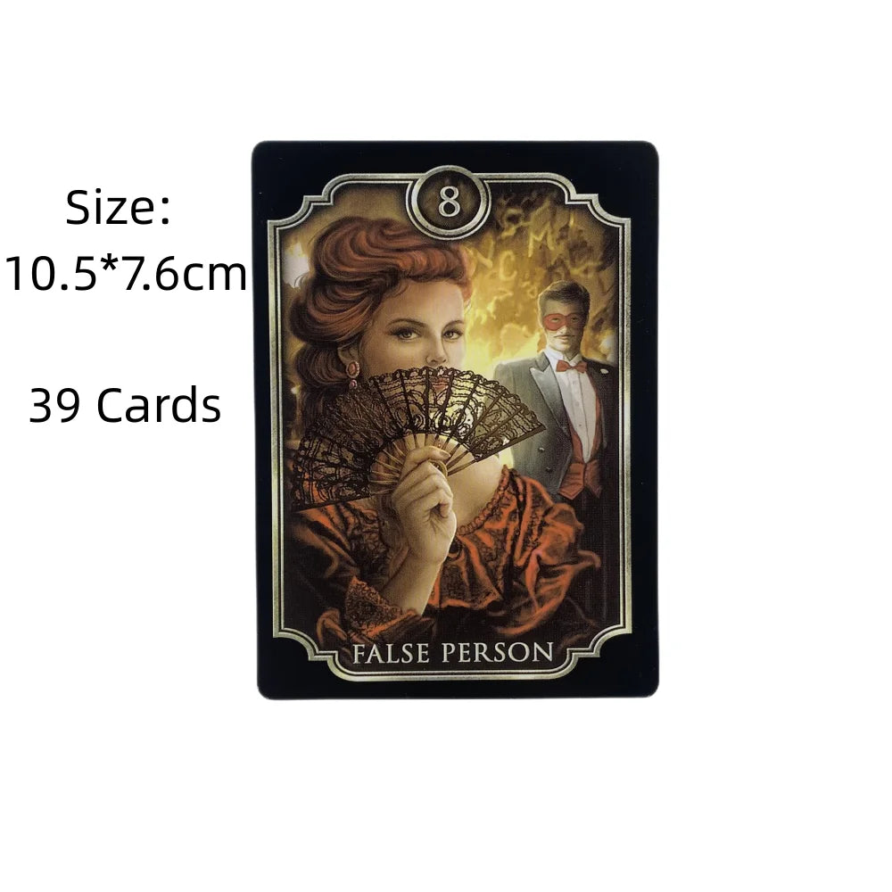Fin De Siecle Kipper Fortune Telling Deck Oracle Cards Classic Wisdom Divination Visions Tarot Board Games Deck Party Edition