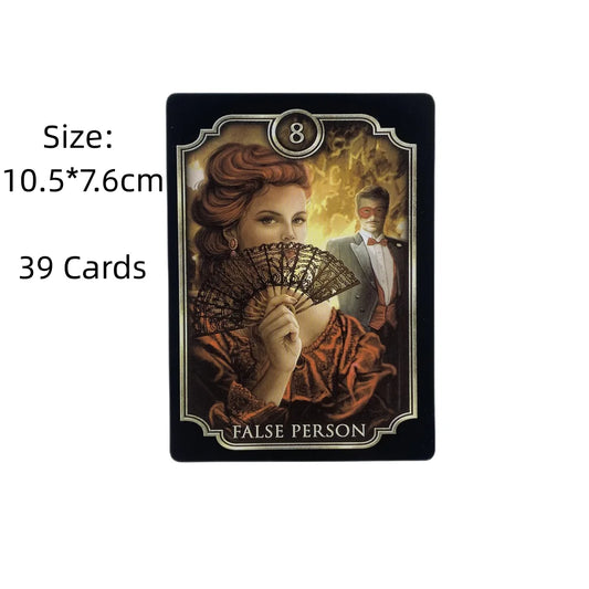 Fin De Siecle Kipper Fortune Telling Deck Oracle Cards Classic Wisdom Divination Visions Tarot Board Games Deck Party Edition