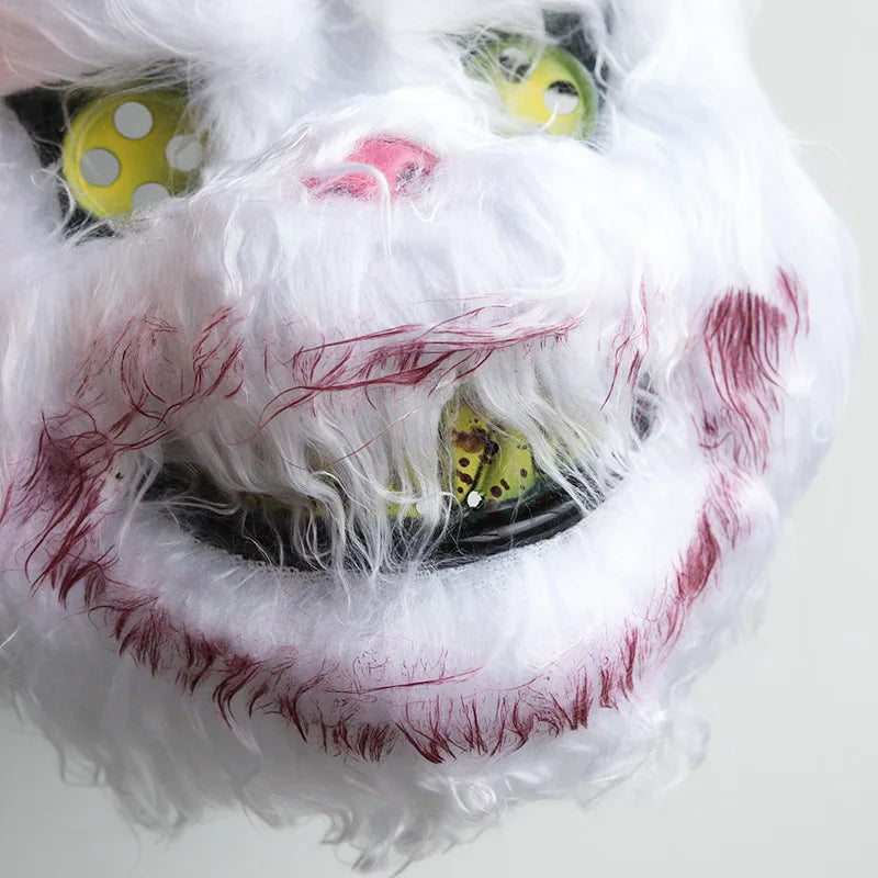 Cartoon Bear Rabbit Halloween Cosplay Face Mask Fancy Party Stage Make-up Scary Head Cover Carnival Costume Prop Masquerade Mask