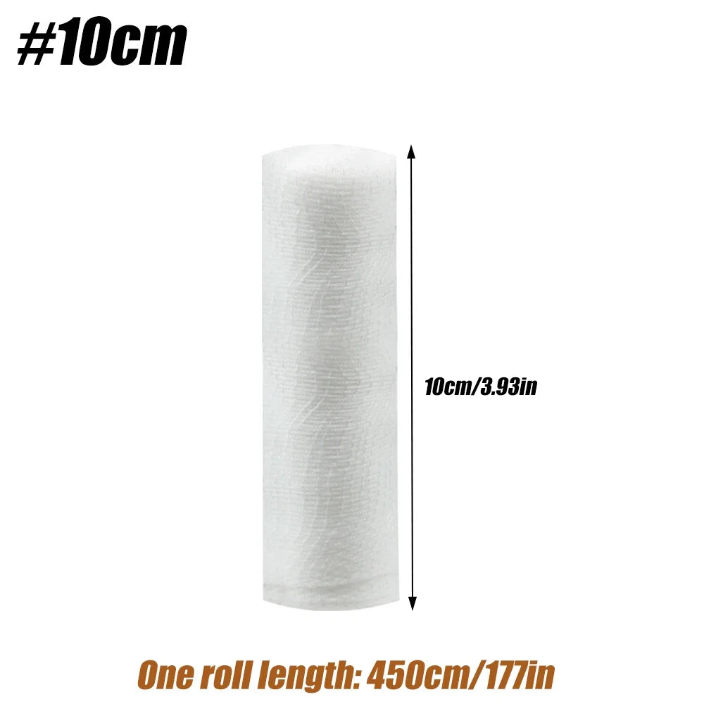 1Roll Gauze Bandage Rolls, Disposable Elastic Bandages, Breathable Cotton Wound Care Dressing Gauze Nursing Survival Kits