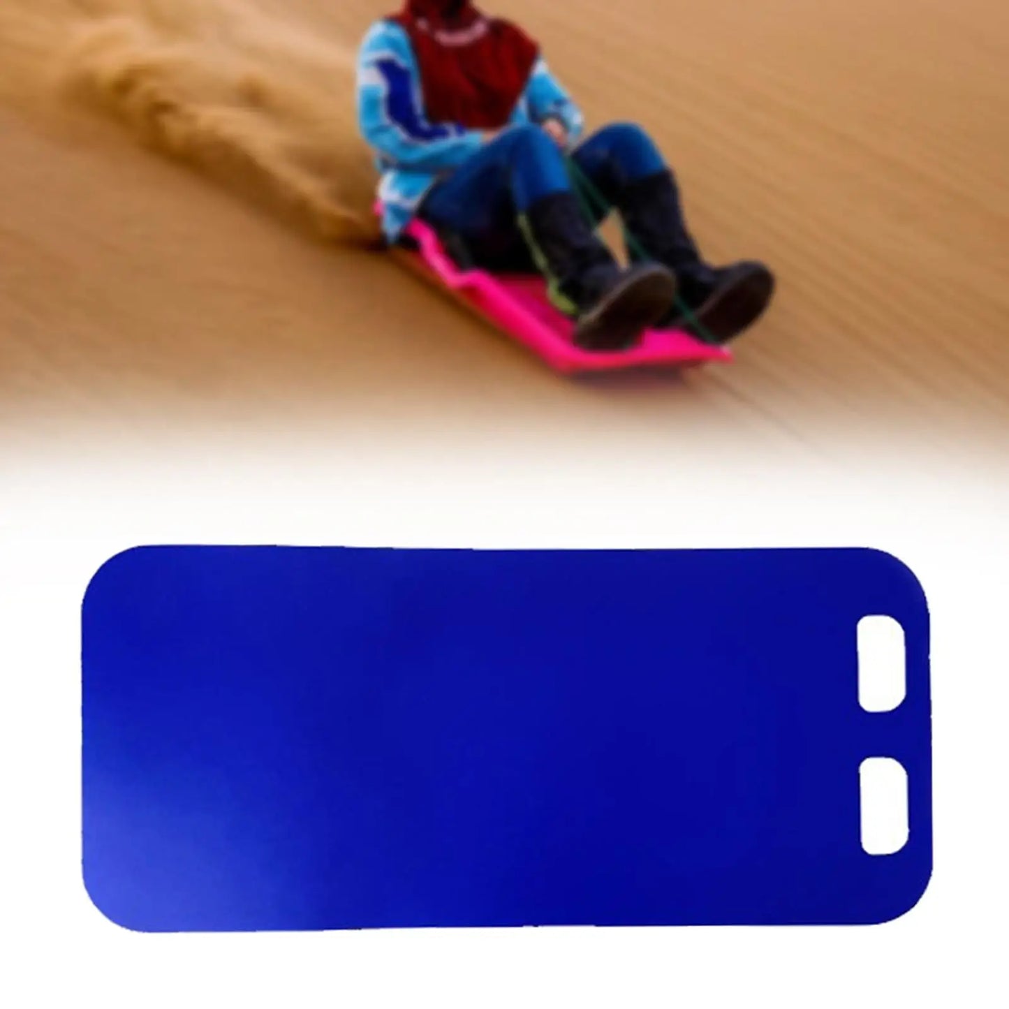 Snow Sled Flying Carpet Snow Board Mat Foldable Sand Sled Outdoor Fun Rolling Sledge with Handles Ski Blanket Snowboard