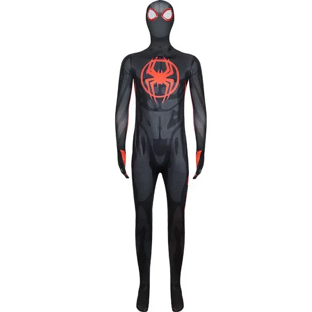 Spider-Man: Into The Spider-Verse Cosplay Costume Gwen Miles Spider Man Suit Bodysuit Lovers Adult Kids Party Dress Up