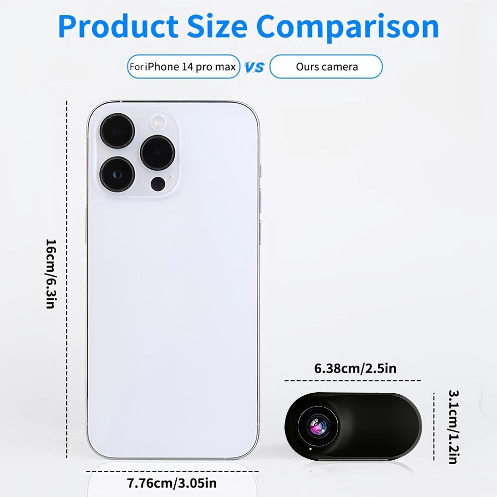 HD 1080P Wireless Collar Camera No WiFi Required Dog Cat Pet Collar Camera with Video Record Mini Body Camera for Indoor/Outdoor