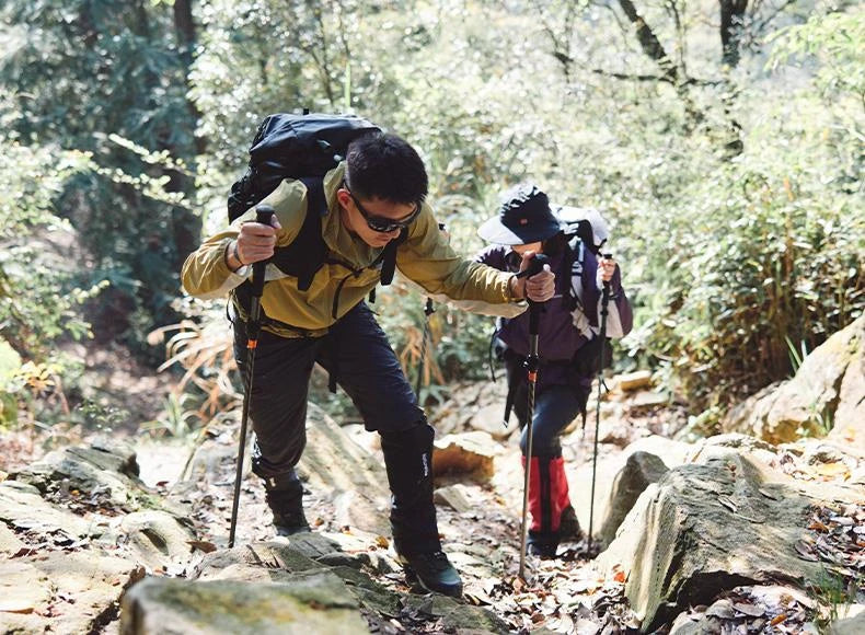 Naturehike 5-Section Walking Stick Pole Carbon Fiber Aluminum Alloy Folding Teleskopic Ultralight Trekking Hiking Canes UL Pro