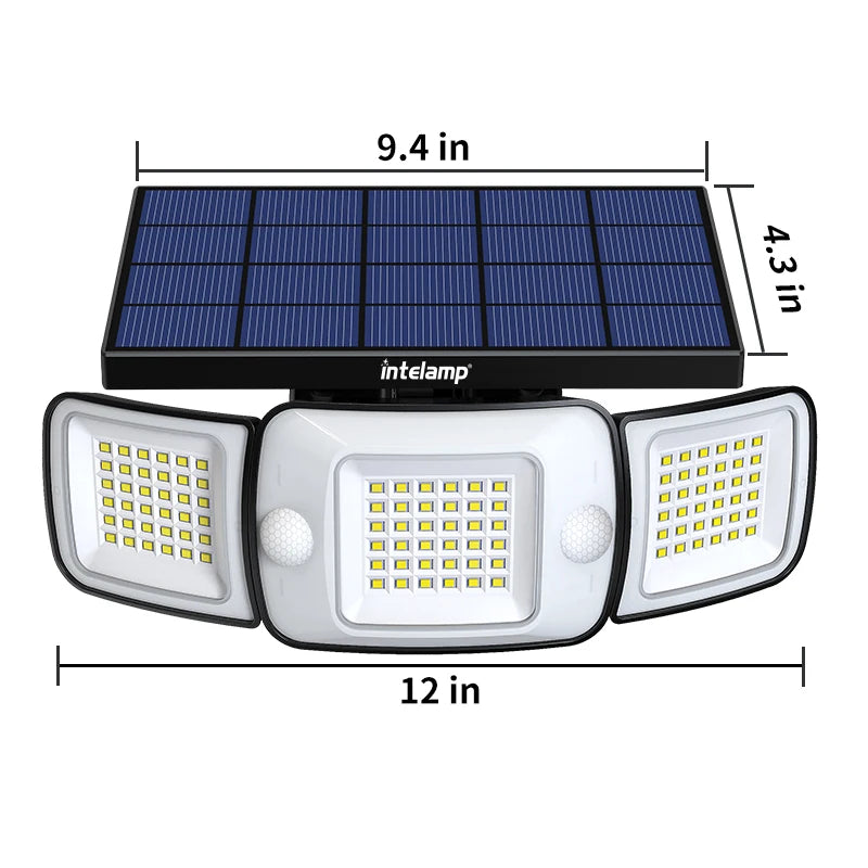 1200LM High Power LED Solar Light Motion Sensor Super Bright Solar Lamps Waterproof External Decoration Outdoor Garden Lantern