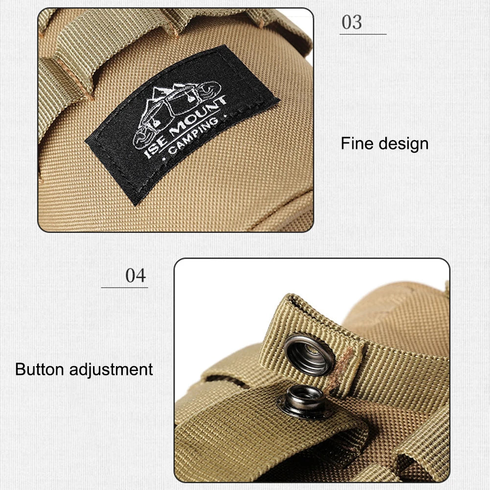 Travel Storage Bag Lightweight Sundries Storage Bag with Hanging Holes Camping Accessory Bag with Handle for Outdoor Travel