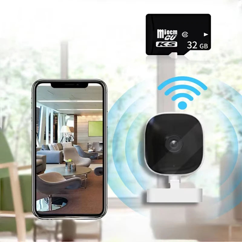 New 4K Mini Security Camera WiFi Monitor IP65 Waterproof Full Color Night Vision Motion Detect Surveillance With 2 Way Audio