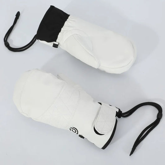 Ski Gloves Men's Waterproof and Cold-proof Plus Velvet Thickening Outdoor Cycling Warm Winter Cycling Gloves Men and Women