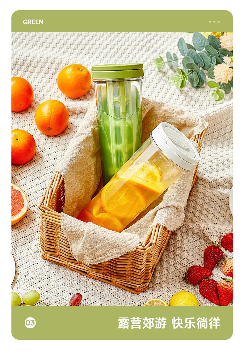 1L Manual Cold Brew Coffee Maker with Handle High-capacity Water Bottle Summer Portable Juices Tea Fruit Coffeeware Pot