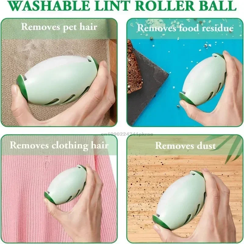 Reusable Pet Hair Remover Roller, Washable, Sticky, Portable,Last Long