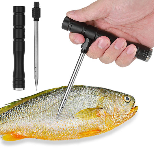 Fish Venting Tool Stainless Steel Needle Aluminum Alloy Reducing Air Pressure Tool Detachable for Deep Sea Fishing