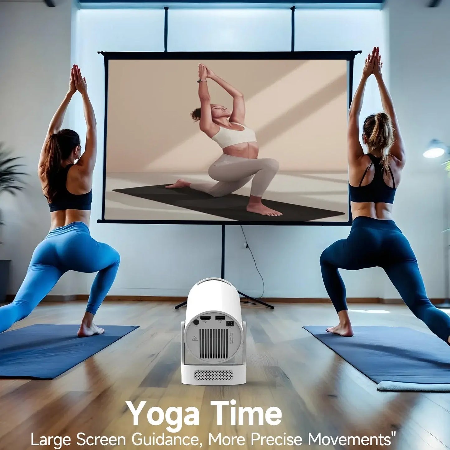 Magcubic HY300 Pro + Projector 4K 720P With 5W Speaker Android 11 8000 Lumens WiFi 6 BT5.4 Outdoor Video Home Theater ProjectorGoWisse.com