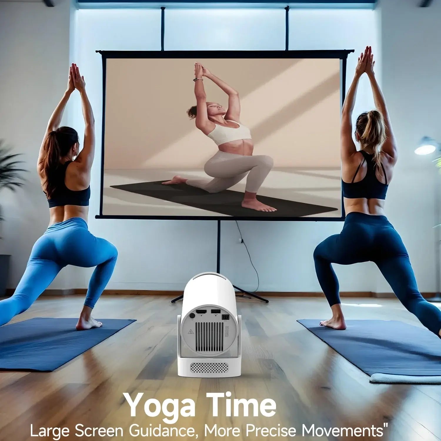 Magcubic HY300 Pro + Projector 4K 720P With 5W Speaker Android 11 8000 Lumens WiFi 6 BT5.4 Outdoor Video Home Theater ProjectorGoWisse.com