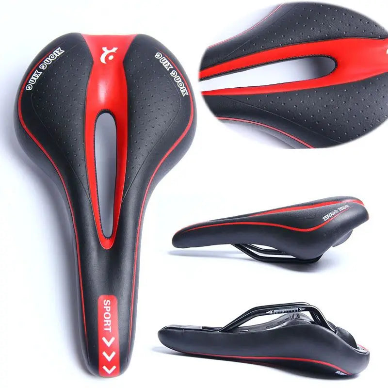 Bicycle Mountain Bike Saddle Hollow Super Comfortable Road Mountain Bike Sports Soft Seat Cushion Replacement Bike Seat