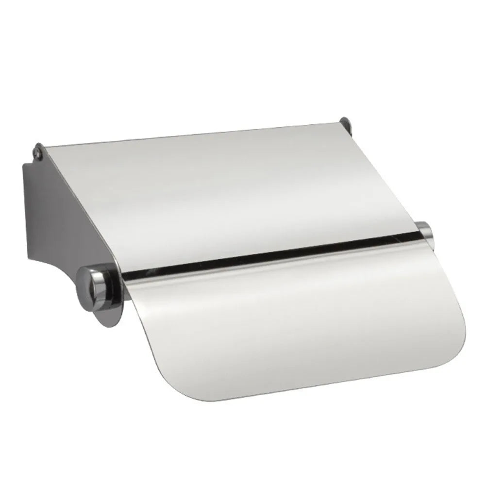 Toilet Roll Paper Holder Organizer Wall Mount Storage Stand Kitchen Bathroom No Drill Paper Stand Tissue Dispenser