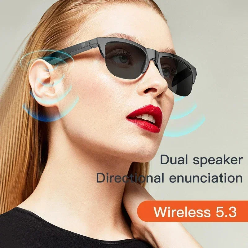 Xiaomi MIJIA Smart Sunglasses Glasses Waterproof Anti-UV Bluetooth Call Outdoor Sports Headphones HIFI Blue Light For Men Women