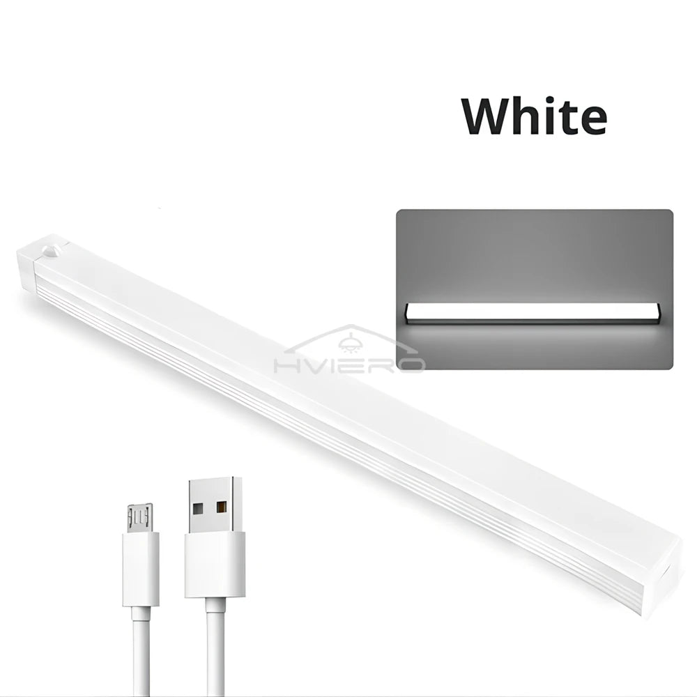 Motion Sensor Night Lights Wireless LED Cabinet Lamps USB Rechargeable Magnetic For Wardrobe Room Closet Kitchen Aisle lighting