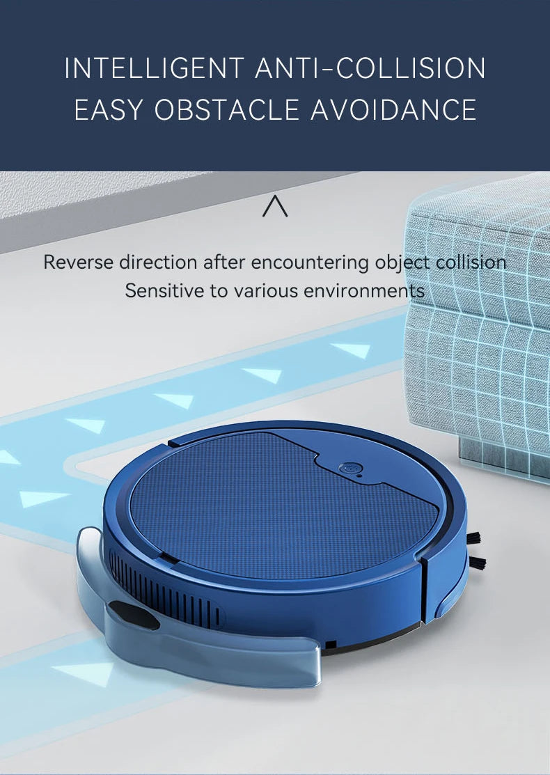 New  3 In 1 Sweeping and Vacuuming Wireless Vacuum Cleaner Smart Sweeping Robot Home Sweeper Sweeping Robots For Home