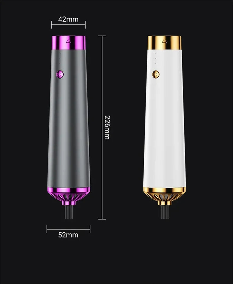 2025 Electric Hair Dryer 5in1 Multifunctional Hair Straightener Negative Ion Hair Care Curler Blow Dryer Styling Set Strong Wind