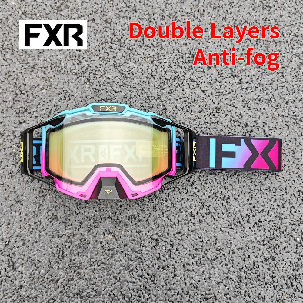 FXR Combat MX Goggle Motocross Racing Helmet Goggles MTB ATV MX Mask Windproof Protection Cycling Racing Goggles Skiing Glasses