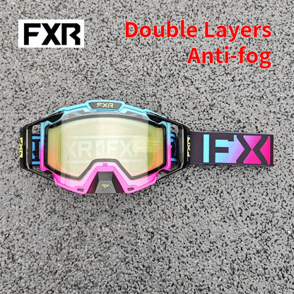 FXR Combat MX Goggle Motocross Racing Helmet Goggles MTB ATV MX Mask Windproof Protection Cycling Racing Goggles Skiing Glasses
