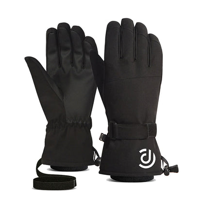 Winter Ski Gloves Waterproof and Breathable Snow Hand Warming Gloves Cold Weathe Wrist Guard Riding Touch-Screen Work Gloves