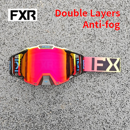 FXR Combat MX Goggle Motocross Racing Helmet Goggles MTB ATV MX Mask Windproof Protection Cycling Racing Goggles Skiing Glasses