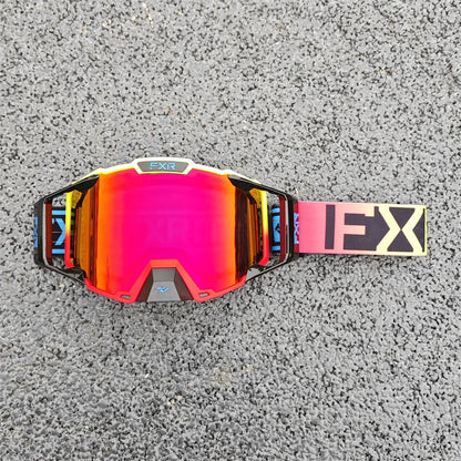 FXR Combat MX Goggle Motocross Racing Helmet Goggles MTB ATV MX Mask Windproof Protection Cycling Racing Goggles Skiing Glasses