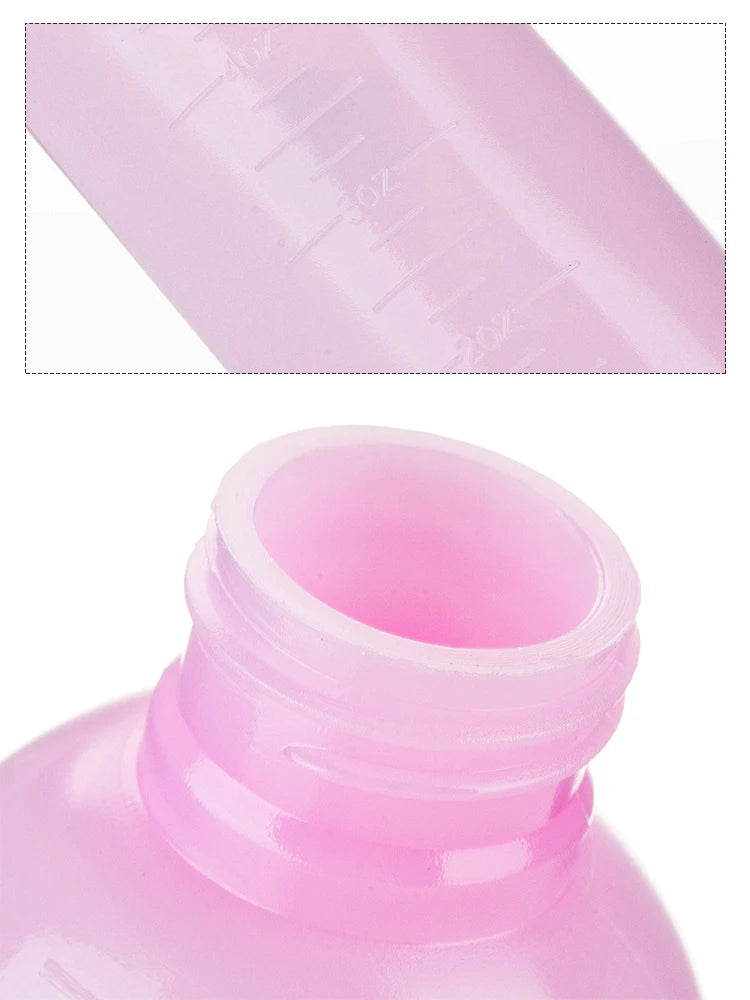 120ml Hair Dye Refillable Bottle Applicator Comb Multicolor Plastic Dispensing Salon Oil Hair Coloring Hairdressing Styling Tool