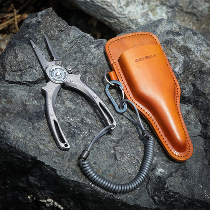 Gomexus-Titanium Alloy Fishing Scissors, Line Cutter, Lure Bait, Remove Hook, Tackle Tool Kits, Accessories, Never Rust, New