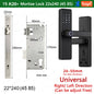 RAYKUBE K20 9-language Biometric Fingerprint Door Lock Electronic Door Lock with  Tuya APP/IC Card/Password/ Key Unlock